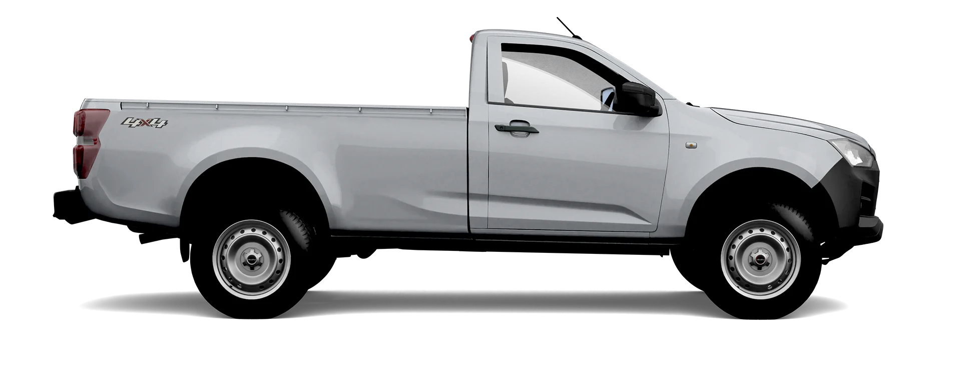 Fuzion Isuzu Mercury silver D-Max Single Cab